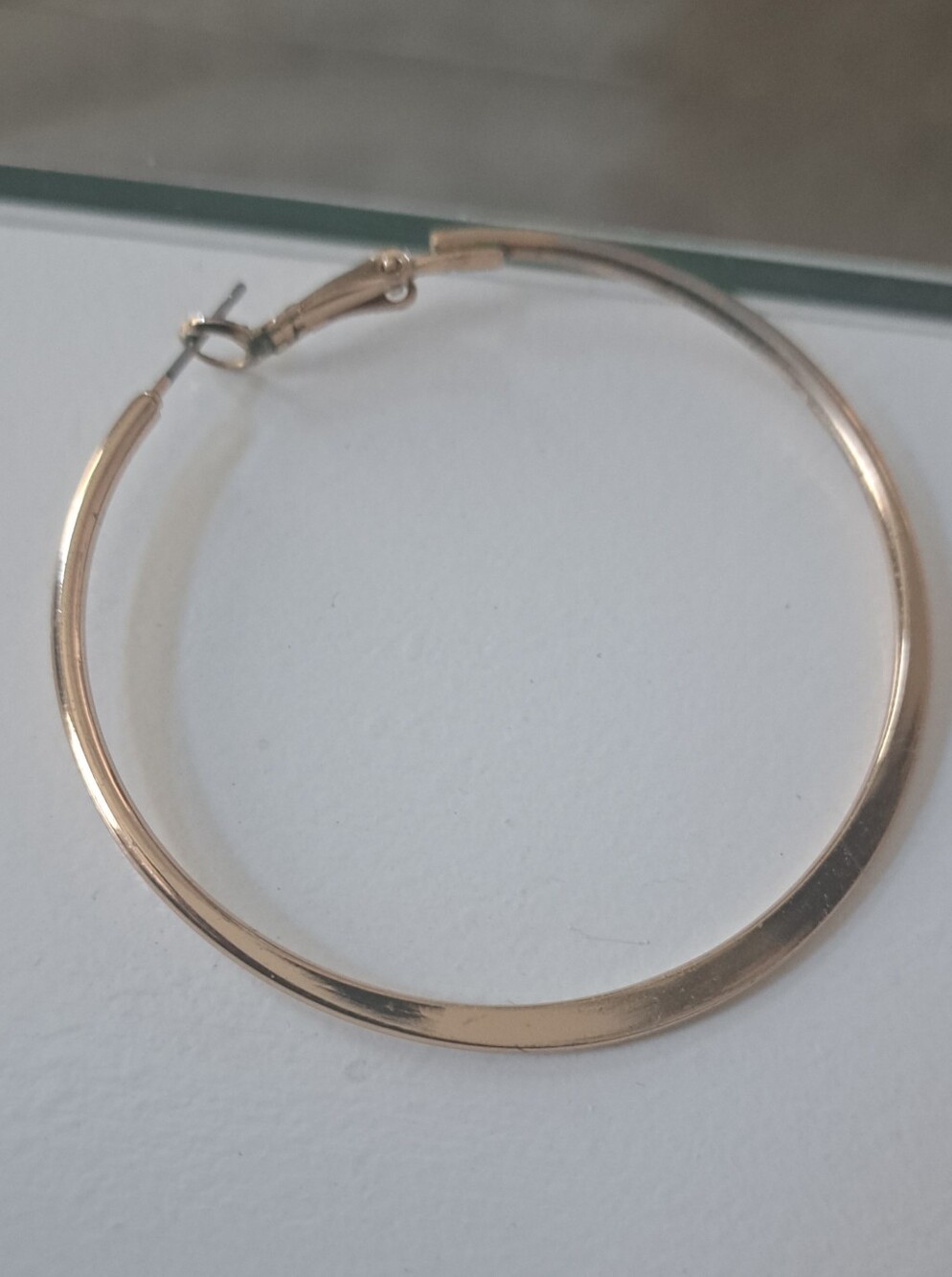 Classic Gold Tone Hoop Earrings - Women Jewelry